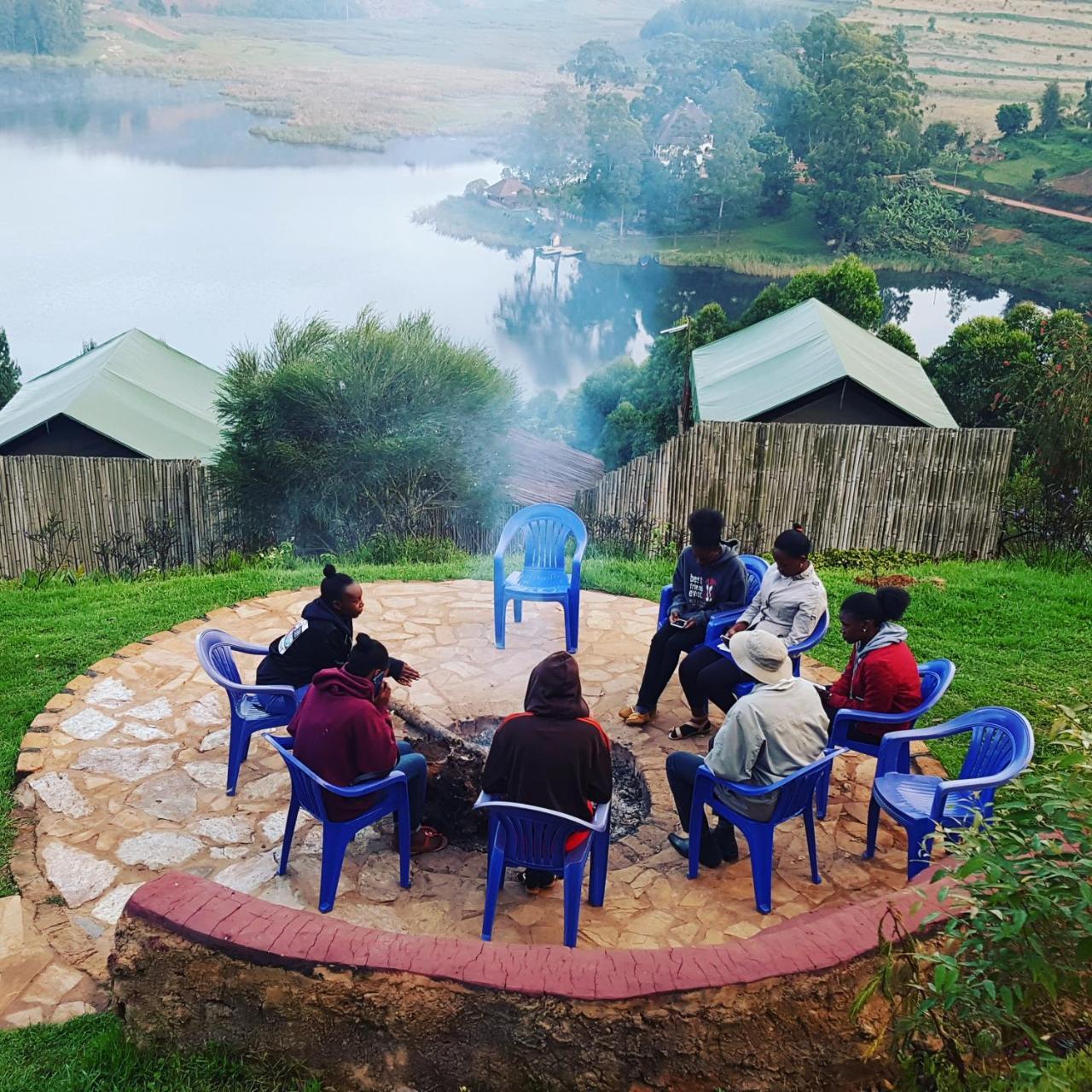 Hawk'S Eye Lodge Bunyonyi Kabale Buitenkant foto
